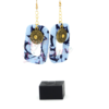 boucles d'oreilles créoles femme wax africain ethnique. bijoux wax femme africaine, bijoux fantaisie, breloque africaine, bijoux ethniques, bijoux bohème, bijoux traditionnel chic