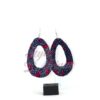 boucles d'oreilles créoles femme wax africain ethnique. bijoux wax femme africaine, bijoux fantaisie, breloque africaine, bijoux ethniques, bijoux bohème, bijoux traditionnel chic
