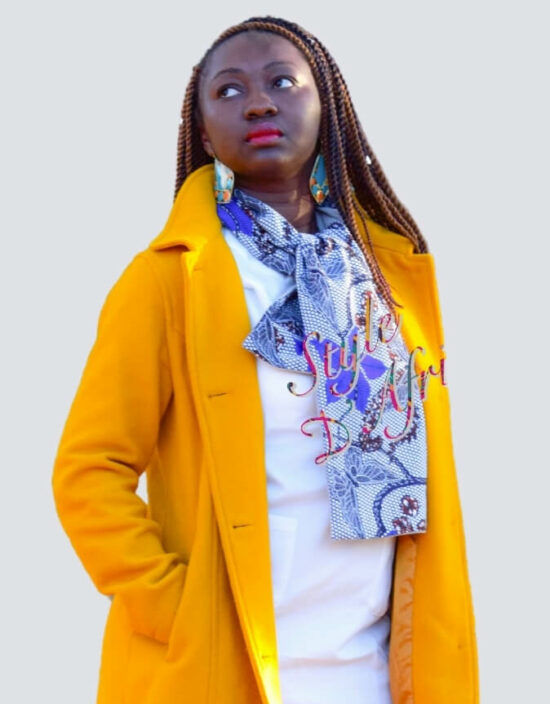 Echarpe Fleurs d'automne écharpe wax africain ankara doublé polaire. écharpe d'automne foulard doublé polaire hiver mixte snood en wax africain