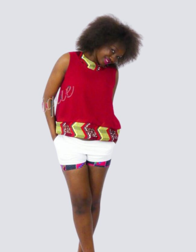 haut vêtement femme wax africain tissu dashiki haut wax femme moderne crop top wax haut africain femme haut wax moderne vêtements wax femme tunique wax femme blouse wax femme chemise wax femme