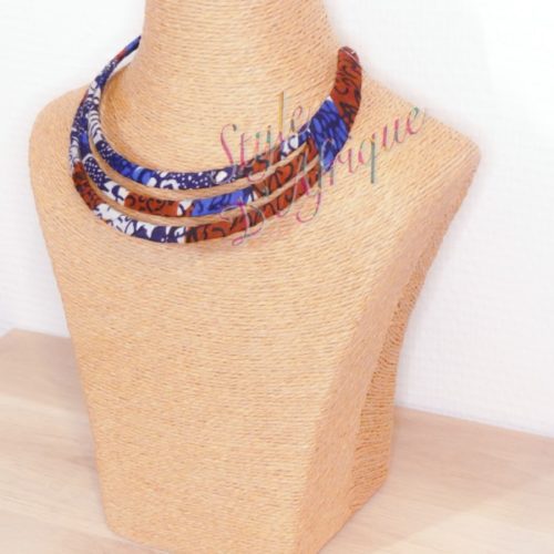 collier ras de cou wax africain ethnique. bijoux collier wax femme africaine, bijoux fantaisie, breloque africaine, bijoux ethniques, collier bohème, collier traditionnel chic