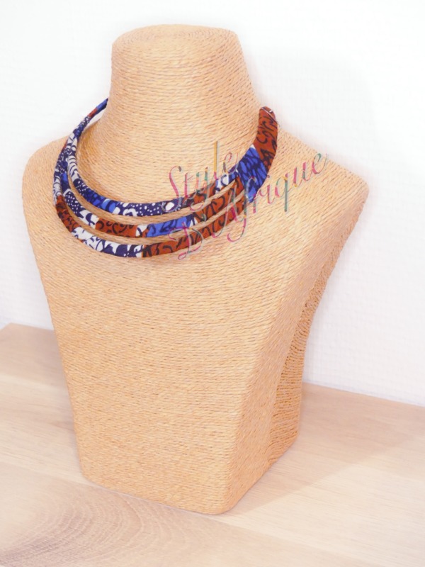 collier ras de cou wax africain ethnique. bijoux collier wax femme africaine, bijoux fantaisie, breloque africaine, bijoux ethniques, collier bohème, collier traditionnel chic