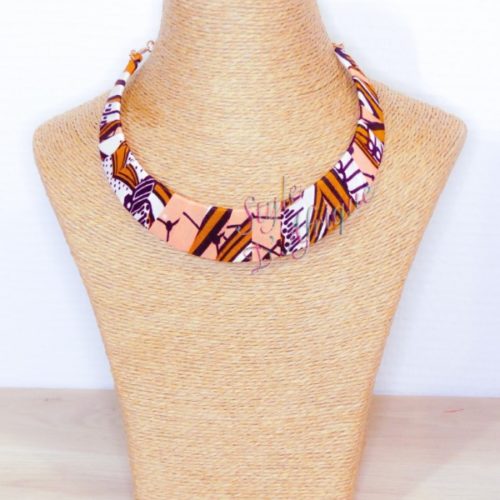 collier ras de cou wax africain ethnique. bijoux collier wax femme africaine, bijoux fantaisie, breloque africaine, bijoux ethniques, collier bohème, collier traditionnel chic