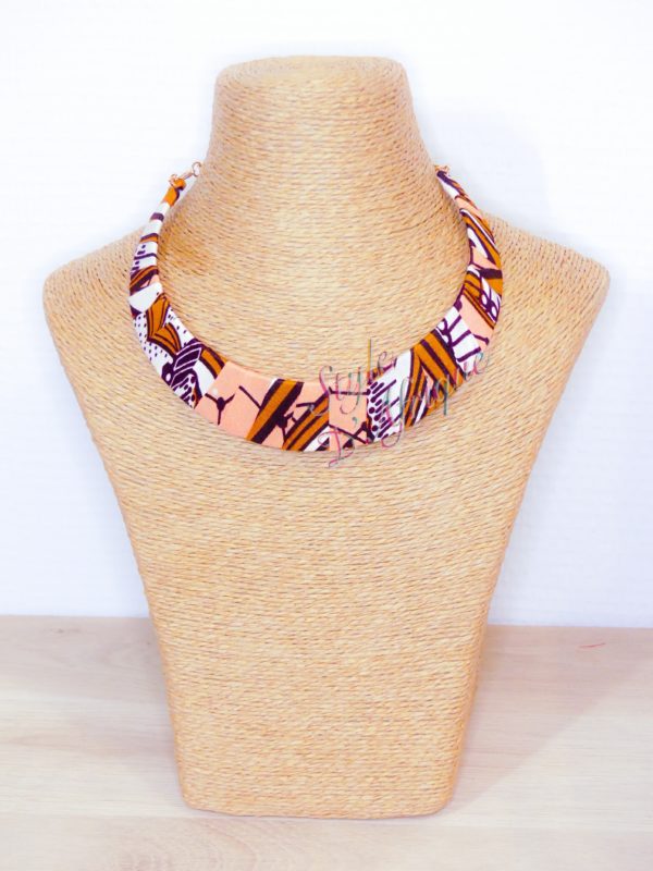 collier ras de cou wax africain ethnique. bijoux collier wax femme africaine, bijoux fantaisie, breloque africaine, bijoux ethniques, collier bohème, collier traditionnel chic
