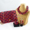 ensemble bijoux wax africain ethnique. bijoux en pagne africain bijoux de luxe africain collier etchnique collier multirangs collier africain wax collier africain collier tribal boucles d'oreilles femme cadeau été bijoux estival bijoux coloré manchette wax manchette africaine manchette bracelet bracelet pagne femme africaine bijoux africains traditionnels