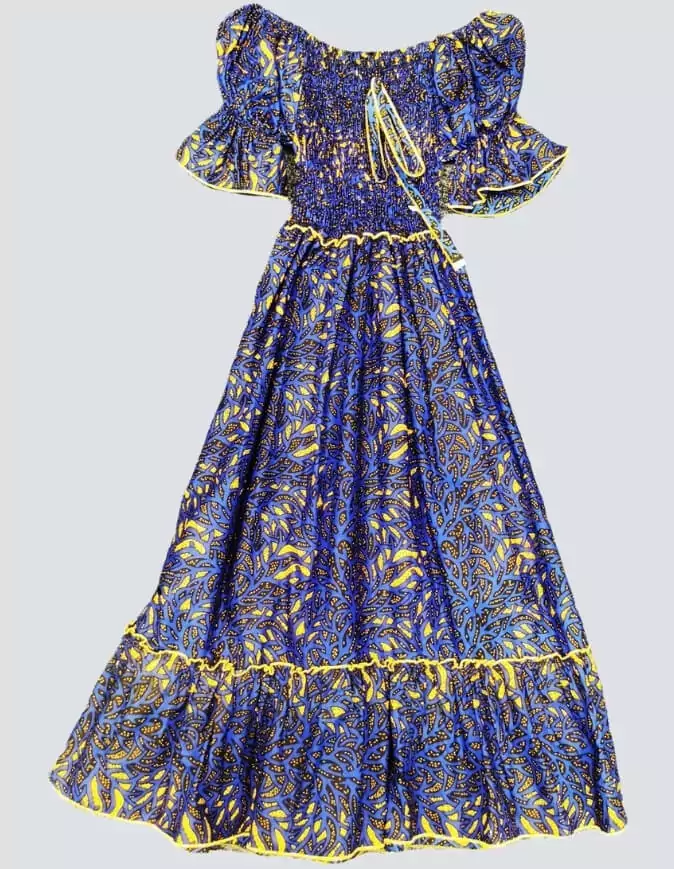 Jolie robe été évasée robe évasée wax africain femme. robe courte été wax africain bohème chic femme, robe de bal, robe été, robe de cérémonie femme, robe longue fleurie