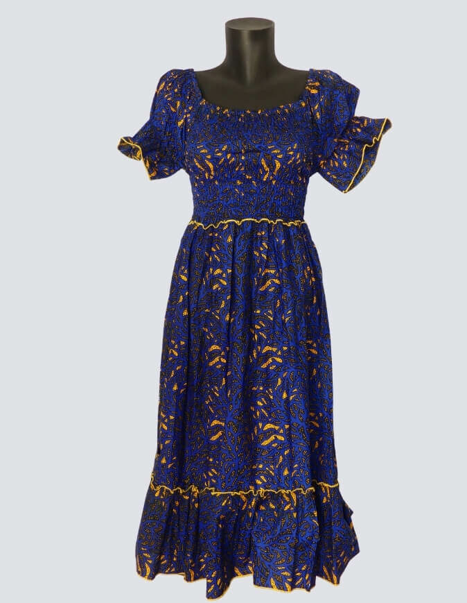 Jolie robe été évasée robe évasée wax africain femme. robe courte été wax africain bohème chic femme, robe de bal, robe été, robe de cérémonie femme, robe longue fleurie