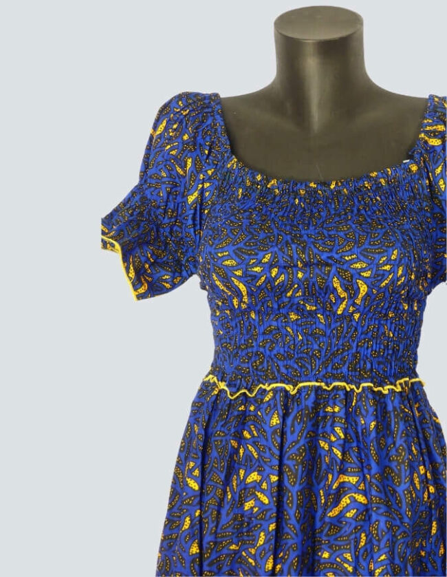 Jolie robe été évasée robe évasée wax africain femme. robe courte été wax africain bohème chic femme, robe de bal, robe été, robe de cérémonie femme, robe longue fleurie