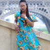 robe évasée wax africain femme. robe courte été wax africain bohème chic femme, robe de bal, robe été, robe de cérémonie femme, robe longue fleurie