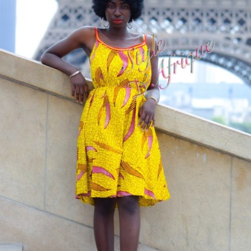 robe évasée wax africain femme. robe courte été wax africain bohème chic femme, robe de bal, robe été, robe de cérémonie femme, robe longue fleurie