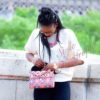 ensemble sac à main pochette wax et bijoux ankara africain ethnique