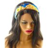 serre tête wax africain pour cheveux. Headband wax éthnique africain, Bijoux de tête, Bandeau pour cheveux ethnique tissu wax : Cadeau pour femme été