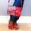 ensemble sac à main pochette wax et sandales ankara africain ethnique