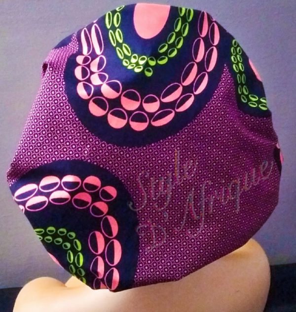 bonnet satin nuit cape de bain chapeau douche cheveux WAX africain ethnique femme