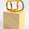 bracelet manchette wax africain ethnique