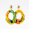boucles d'oreilles Aliou wax africain