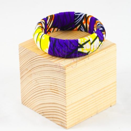 bracelet wax africain feuillage