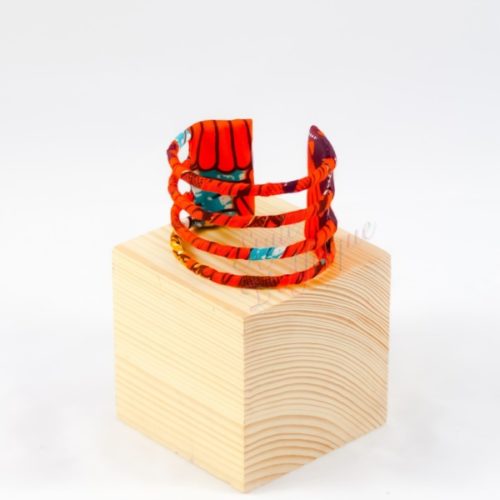 bracelet manchette wax africain