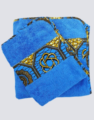 drap de bain vert serviette wax