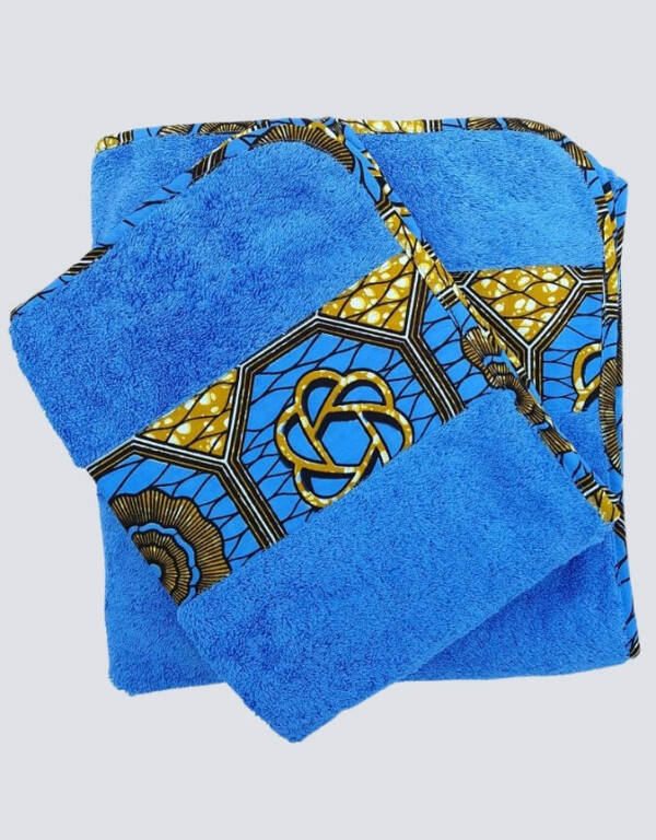 drap de bain vert serviette wax