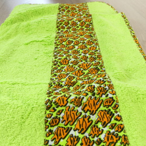 drap de bain ou serviettes en tissu wax africain ethnique, drap de plage, serviette de plage, drap pour l'été, serviette d'été, vêtement d'été