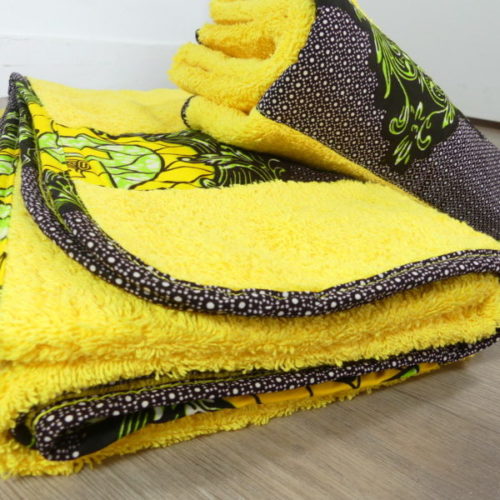 drap de bain ou serviettes en tissu wax africain ethnique, drap de plage, serviette de plage, drap pour l'été, serviette d'été, vêtement d'été