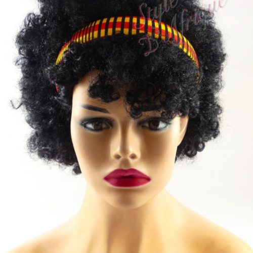 serre tête wax africain pour cheveux. Headband wax éthnique africain, Bijoux de tête, Bandeau pour cheveux ethnique tissu wax : Cadeau pour femme été