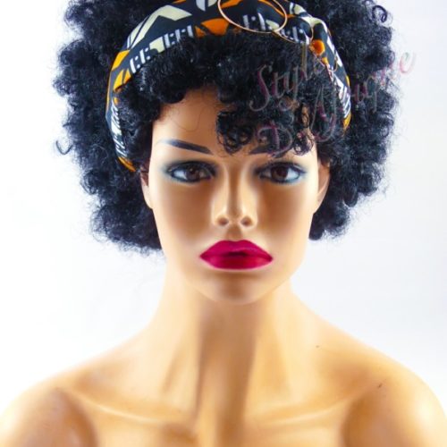 serre tête wax africain pour cheveux. Headband wax éthnique africain, Bijoux de tête, Bandeau pour cheveux ethnique tissu wax : Cadeau pour femme été