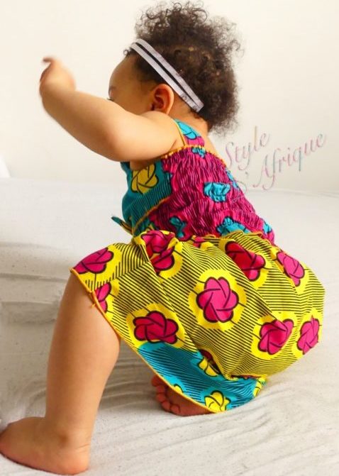 robe été africain enfant artisanat pour bébé