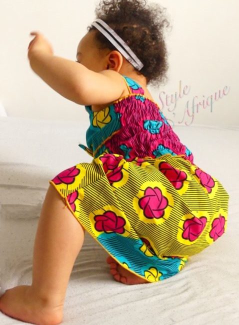 robe été africain enfant artisanat pour bébé