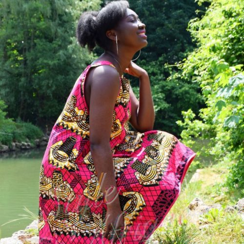 robe wax femme africaine été