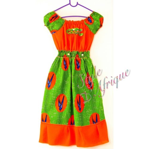 robe été africain enfant artisanat pour fille