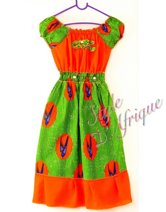 robe été africain enfant artisanat pour fille