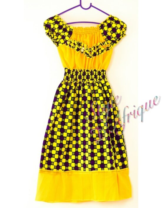 robe été africain enfant artisanat pour fille