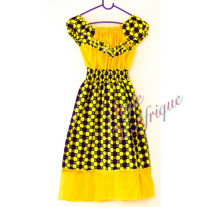 robe été africain enfant artisanat pour fille