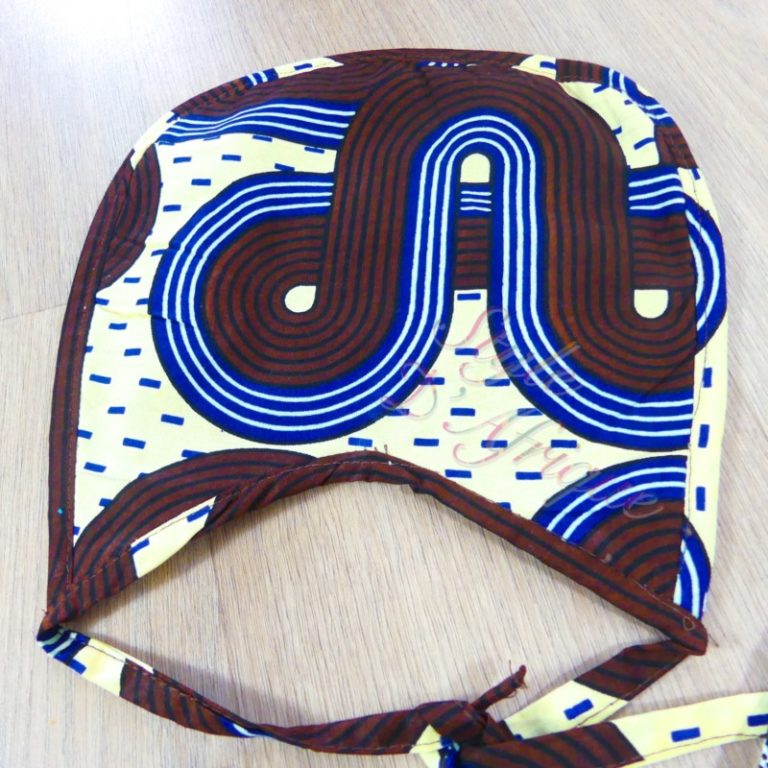 ensemble de bain bavoir serviette gant de toilette wax enfant bébé naissance africain layette puériculture