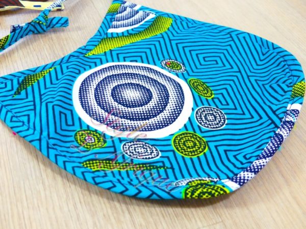 ensemble de bain bavoir serviette gant de toilette wax enfant bébé naissance africain layette puériculture