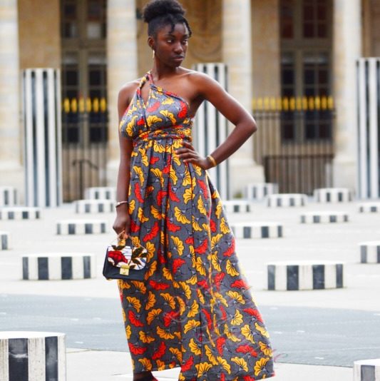 bogolan robe silk soie africain femme été , robe en soie