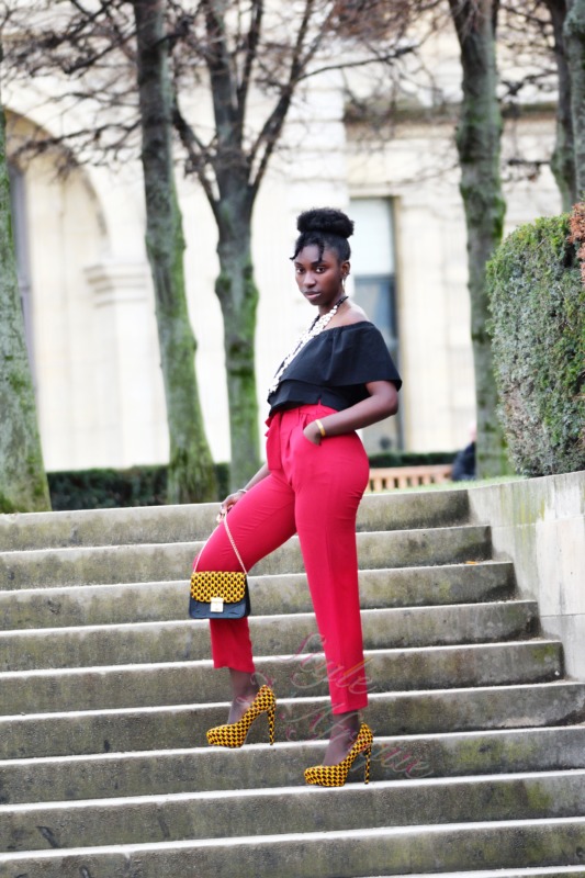 sac à main pochette chaussures escarpins tendance wax africain femme