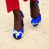 chaussures escarpins tendance wax africain femme