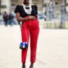 Sac à main femme et chaussures escarpins tendance wax africain