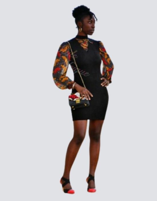 Robe Kimya en velours, Cire de fleurs de mariage, robe été femme africaine wax, tissu fleurs de mariage, motifs fleurs de mariage pagne