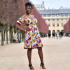 robe été wax africain femme ethnique chic moderne traditionnelle