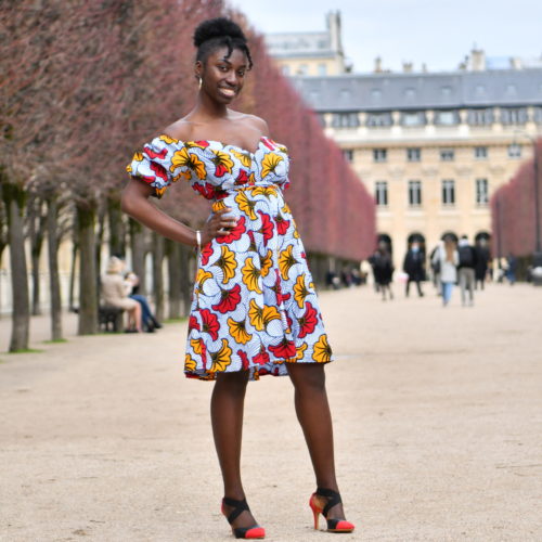 robe été wax africain femme ethnique chic moderne traditionnelle