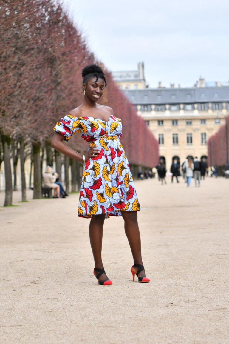 robe été wax africain femme ethnique chic moderne traditionnelle
