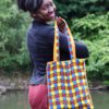 totebag tote-bag Sac pochette wax africain ankara