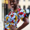 robe été wax africain femme ethnique chic moderne traditionnelle