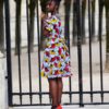 robe été wax africain femme ethnique chic moderne traditionnelle