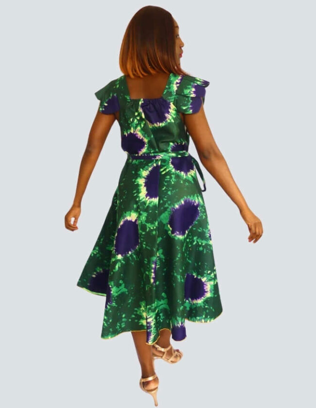 robe évasée wax africain femme. robe courte été wax africain bohème chic femme, robe de bal, robe été, robe de cérémonie femme, robe longue fleurie