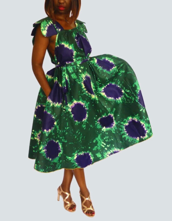 robe évasée wax africain femme. robe courte été wax africain bohème chic femme, robe de bal, robe été, robe de cérémonie femme, robe longue fleurie